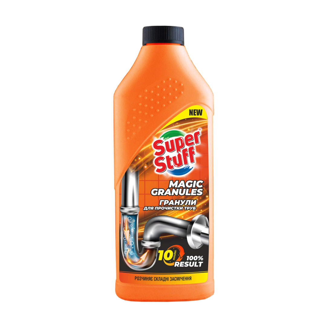 Гранули для прочищення труб Super Stuff Magic Granules, 800 г